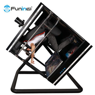 360 Rotation ผู้เล่น 1 คน VR Chair Machine 720 องศา VR Flight Simulator 9D Virtual Reality Simulator สำหรับขาย