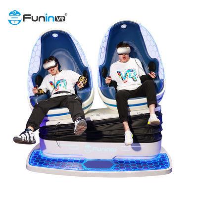 9D Egg VR Chair การจำลองความจริงเสมือน 2 ที่นั่ง Rides 9d Egg VR Cinema Game Machine ราคาขาย