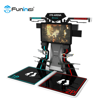 ผู้เล่น 2 คนเครื่องเกม 9D VR Virtual Reality Gun Shooting Arcade