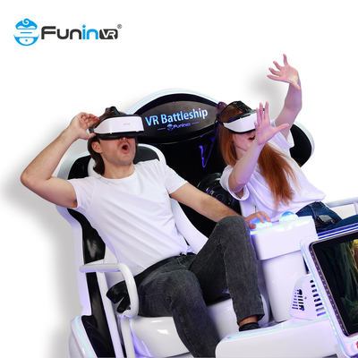 ผู้เล่น 2 คน 9D Virtual Reality Egg Cinema Multiplayer อุปกรณ์ VR Simulator