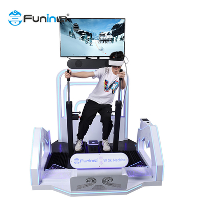เครื่องจำลองการเล่นสกีในสวนสนุก เครื่องเกมสกี Vr เครื่องจำลองการเล่นสกี