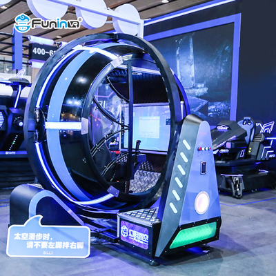 เกมอาเขตสุดฮ็อต Canton Fair 9D VR 720 การฝึกบินเครื่องบินจำลองการบิน