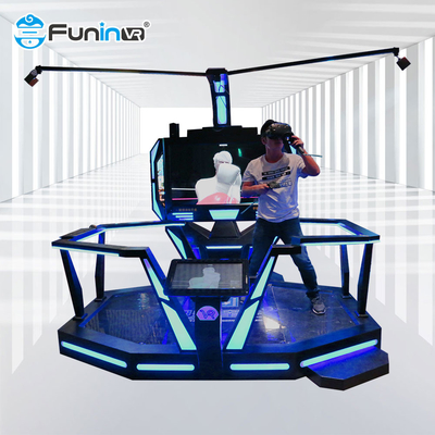 ผู้เล่น 1 คน VR Space Simulator Walking Platform 9D เครื่องเกมเสมือนจริง