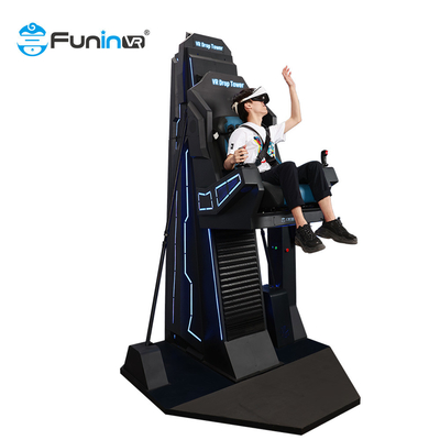 เครื่องเกมสวนสนุก 9d VR Drop Tower Flight Simulator