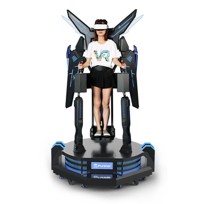 0.5KW 9D VR Cinema Park Standing Virtual Reality Flight Shooting เกมอาร์เคด Motion Simulator