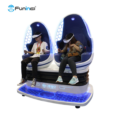 1.2KW 9D VR Egg Cinema Motion Chair 360 องศาสำหรับสวนสนุก