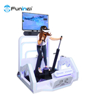 จำลองการเล่นสกี 9D Vr Standing Flight Virtual Roller Coaster Simulator