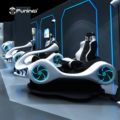 9D VR Simulator พร้อมจอ HD และการควบคุมการเคลื่อนไหวสําหรับผู้เล่นคนเดียว