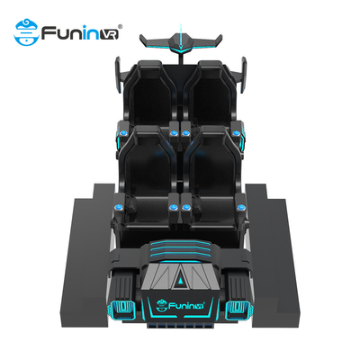 6 ที่นั่ง 9 มิติ VR รอลเลอร์โคสเตอร์ ซิมูเลอเตอร์ ด้วยอุณหภูมิและลมที่จริงจัง