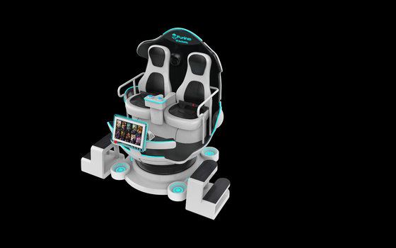 ความจุหนัก 610 กิโลกรัม เก้าอี้ VR 9 มิติ พร้อมประสบการณ์ VR แบบ Immersive และ Joystick Controller