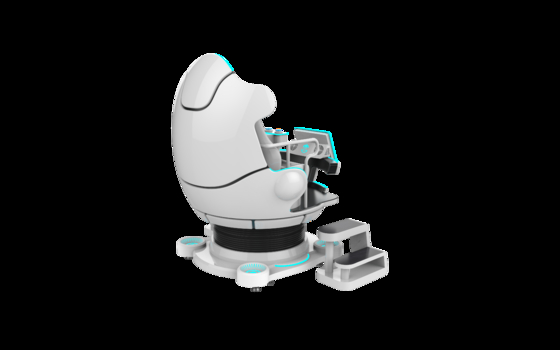 การผจญภัยที่ไม่มีวันลืม กับสแตนเลสเมทัล ผู้เล่นเดียว VR อุปกรณ์สวนสนุก ปล่อยความตื่นเต้น