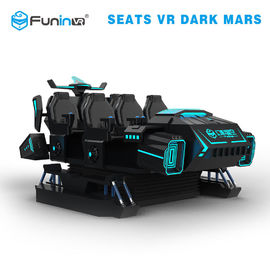 Virtual Reality หลายคน vr เครื่องเกม dark mars 6 ที่นั่ง Racing 9d VR จำลอง