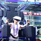 Eagle Flight VR 9D ตัวจำลองเกมสำหรับผู้ใหญ่สำหรับสวนสนุกสีดำ