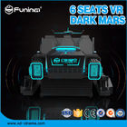 6 ที่นั่ง VR Dark Mars 9D VR Simulator พร้อมแพลตฟอร์มไฟฟ้ารับประกัน 1 ปี