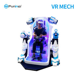 0.7KW 9D เครื่องเกม 220 โวลต์ผู้เล่นหนึ่งคน VR Mech Simulator รวมตัวกัน Vr Fighting