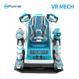 0.7KW 9D เครื่องเกม 220 โวลต์ผู้เล่นหนึ่งคน VR Mech Simulator รวมตัวกัน Vr Fighting