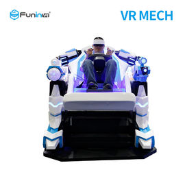 0.7KW 9D เครื่องเกม 220 โวลต์ผู้เล่นหนึ่งคน VR Mech Simulator รวมตัวกัน Vr Fighting