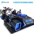 เครื่องเสมือนจริง 6 ที่นั่ง 9D VR Cinema Simulator สำหรับครอบครัว 3.8KW