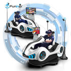 อุปกรณ์สนามเด็กเล่นในร่มสำหรับเด็ก vr racing car driver game 2players