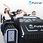 อุปกรณ์สวนสนุก 6 ที่นั่ง 9D Virtual Reality VR Simulator Cinema พร้อม VR Movies