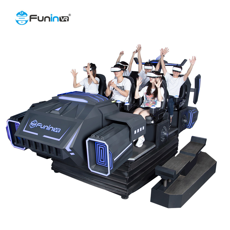 6 ที่นั่ง 9D Virtual Reality Cinema Shopping Mall 5D 7D Cinema Movie VR แว่นตา