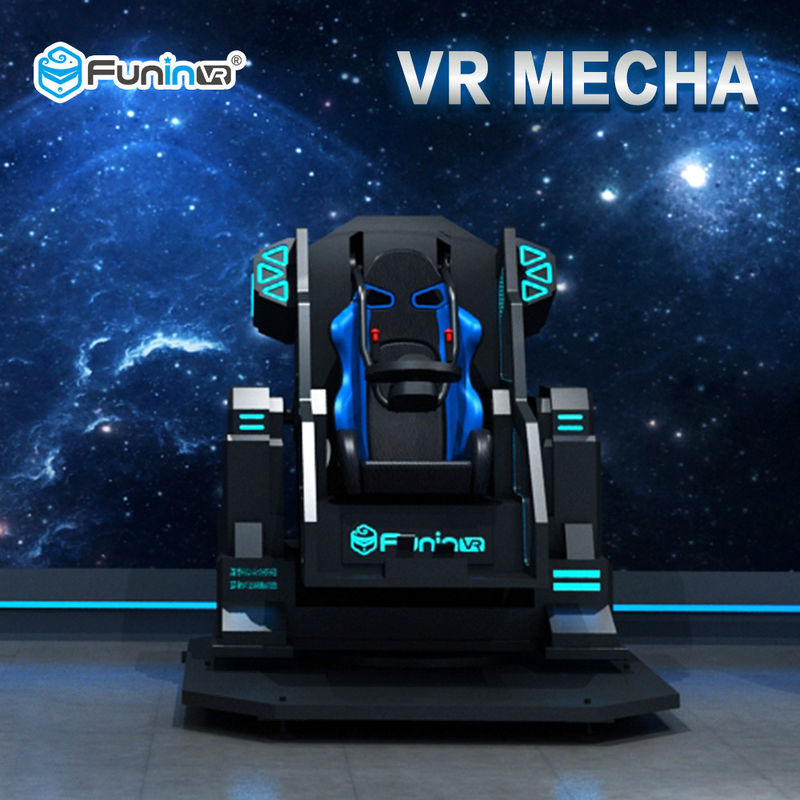 การออกแบบใหม่ล่าสุด VR mecha 1 ที่นั่ง 9D Cinema Simulator Virtual Reality