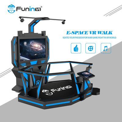 ผู้เล่น 1 คน 9D Virtual Reality Simulator Motion Walking Platform เครื่องเกม VR