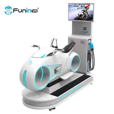 จัดอันดับโหลด 100 กก. เกม moto แข่งรถเสมือนจริง 9d พร้อม 360 หมุนโรงภาพยนตร์ 9d VR