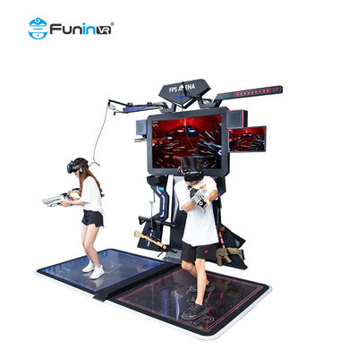 กำลัง 0.7kw VR Arcade VR Shooting Simulator เครื่องเกม 9D VR Simulator