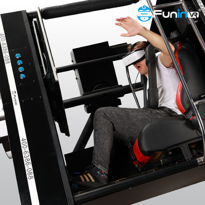 720 องศา Rotation 9D VR Game Simulator รถไฟเหาะเสมือนจริงสำหรับ VR Amusement Park