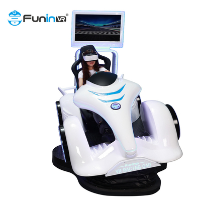 เครื่องเกมอาเขต FuninVR 9d VR รถแข่ง VR Mario kart Simulator พร้อมสีขาว